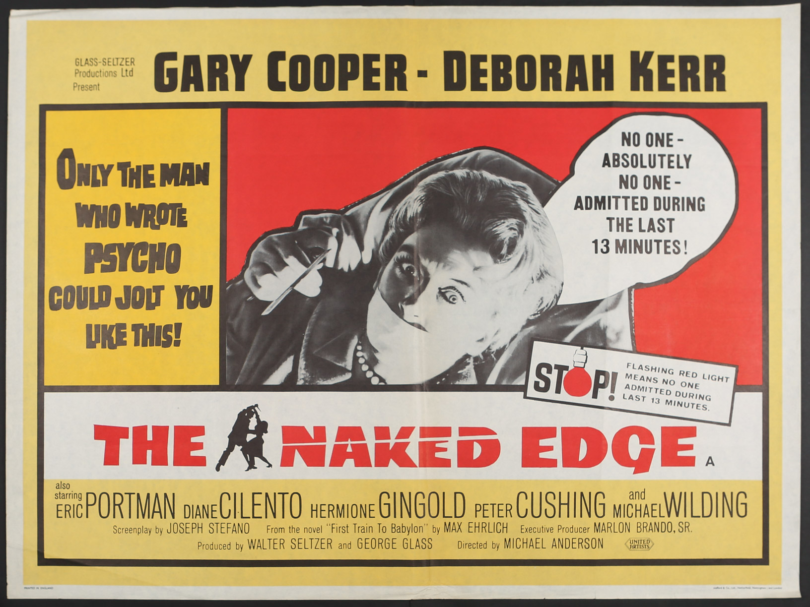 IIB126 The Naked Edge Gary Cooper, Deborah Kerr, Peter Cushing £175