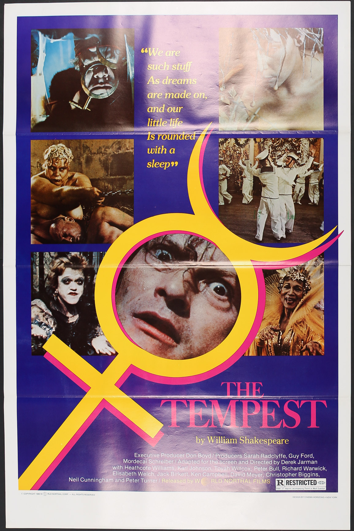 EE1095 The Tempest 1979 US 1 sheet £50