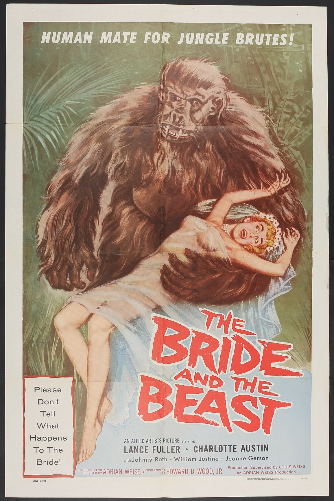 IIB352 The Bride and Beast Ed wood